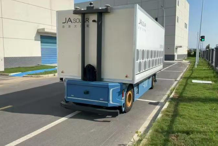 某光伏企业无人转运--无人物流