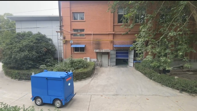 某军工陶瓷厂无人转运----无人物流